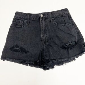 Hollister Black Jean Shorts